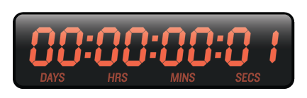 countdown digital clock
